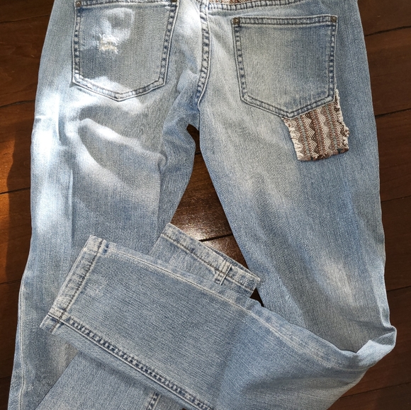 Free People Patchwork Jeans - Picture 3 of 6